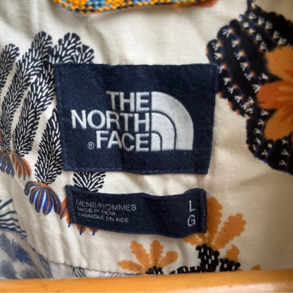 The North Face Beige Floral Men's Shirt